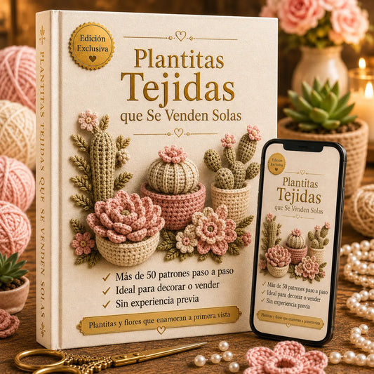 🌿 Plantitas Tejidas Que Se Venden Solas